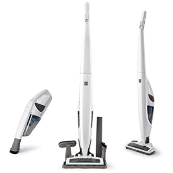 Kenmore DS1030 Cordless Stick Vacuum Lightweight Cleaner 2-Speed Power Suction LED Headlight 2-in-1 Handheld for Hardwood Floor, Carpet & Pet Hair, White | The Storepaperoomates Retail Market - Fast Affordable Shopping