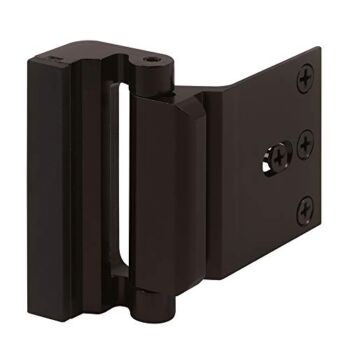 Defender Security U 11126 Door Reinforcement Lock – Add Extra, High Security to your Home and Prevent Unauthorized Entry – 3” Stop, Aluminum Construction (Bronze Anodized Finish) | The Storepaperoomates Retail Market - Fast Affordable Shopping