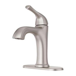 Pfister LF-042-LRGS Ladera 4 in. Centerset Single-Handle Bathroom Faucet in Spot Defense Brushed Nickel