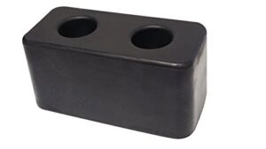 Rubber Molded Dock Bumper for Truck, Trailer & Loading Bays 3″X6″X3.25″