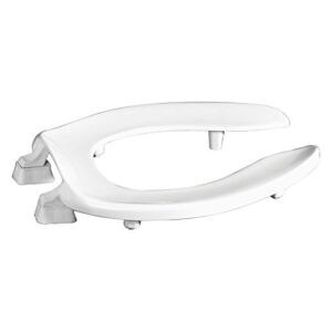 Centoco HL500STSCC-001 Heavy Duty Plastic ADA Compliant 2″ Lift Elongated Raised Toilet Seat, Open Front without Cover, White