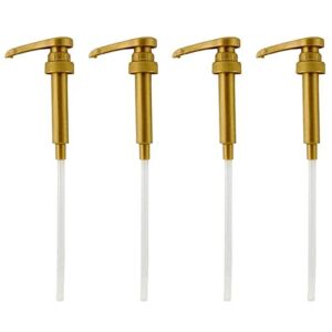 Coffee Syrup Pumps (Fits Torani, DaVinci, Starbucks, Top Creamery, Allegro Syrups) Great for adding syrup to Coffee,Tea, Soda, and cocktails, – Fits 25.4 oz/750ml bottles