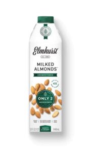 Elmhurst 1925 Milked Almonds Unsweetened Almond Milk, 32 Ounce (Pack of 6)