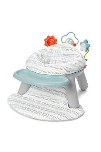 Skip Hop 2-in-1 Sit-up Activity Baby Chair, Silver Lining Cloud | The Storepaperoomates Retail Market - Fast Affordable Shopping