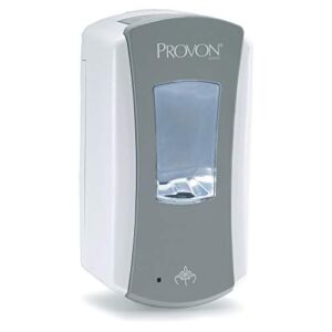 PROVON LTX-12 Touch-Free Foam Handwash Dispenser, Gray/White, for 1200 mL PROVON LTX-12 Hand Soap Refills (Pack of 1) – 1971-01
