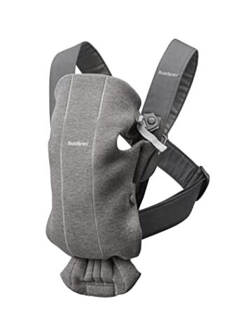BABYBJÖRN Baby Carrier Mini, 3D Jersey, Dark Grey | The Storepaperoomates Retail Market - Fast Affordable Shopping