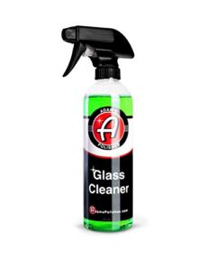 Adam’s Glass Cleaner (16oz) – Car Window Cleaner | Car Wash All-Natural Streak Free Formula For Car Cleaning | Safe On Tinted & Non-Tinted Glass | Won’t Strip Car Wax or Paint Protection