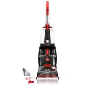 Hoover Power Scrub Elite Pet Upright Carpet Cleaner and Shampooer, Lightweight Machine, Red, FH50251PC