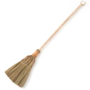 TTS For Home Vietnamese Straw Soft Broom for Cleaning with Long Handle Broom- Broom Decorative 7.84” Width, 45.5″ Length