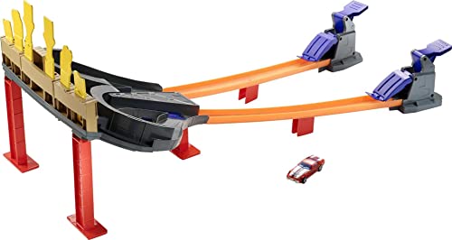 Hot Wheels Super Speed Blastway Track Set, 1 Hot Wheels Car, Dual-Track Racing, 1 or 2 Player, Connect to Other Sets, Toy for Kids 4 Years Old & Up [Amazon Exclusive] | The Storepaperoomates Retail Market - Fast Affordable Shopping