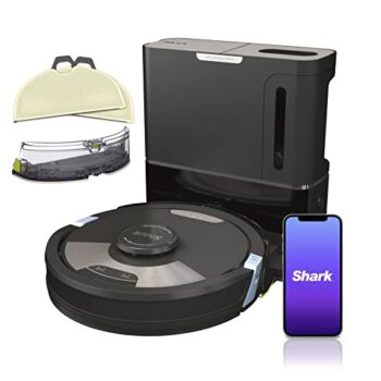Shark AI Ultra 2in1 Robot Vacuum & Mop with Sonic Mopping, Matrix Clean, Home Mapping, HEPA Bagless Self Empty Base, CleanEdge Technology, for Pet Hair, Wifi, Works with Alexa, Black/Silver (RV2610WA) | The Storepaperoomates Retail Market - Fast Affordable Shopping