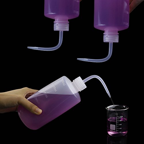 DEPEPE 6pcs 500ml Plastic Safety Wash Bottles Lab Squeeze Bottle LDPE Squirt Bottle Tattoo Bottle with Narrow Mouth and Scale Labels (17oz x 6 Bottles) | The Storepaperoomates Retail Market - Fast Affordable Shopping