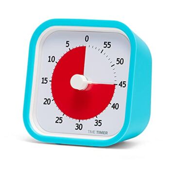 TIME TIMER 60 Minute MOD Education Edition ⁠— Visual Timer with Desktop Software for Kids Classroom Learning, Teachers Desk Clock, Study Tool and Office Meetings with Silent Operation (Sky Blue) | The Storepaperoomates Retail Market - Fast Affordable Shopping