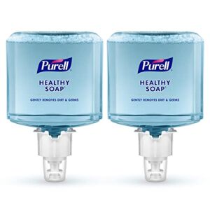 PURELL Brand HEALTHY SOAP Foam, Fresh Scent, 1200 mL Refill for PURELL ES6 Automatic Soap Dispenser (Pack of 2) – 6477-02