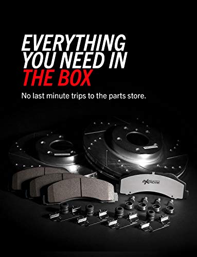 Power Stop K5874-36 Front and Rear Z36 Truck & Tow Brake Kit, Carbon Fiber Ceramic Brake Pads and Drilled/Slotted Brake Rotors | The Storepaperoomates Retail Market - Fast Affordable Shopping