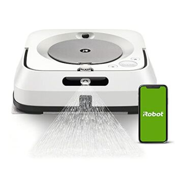 iRobot Braava Jet M6 (6110) Ultimate Robot Mop- Wi-Fi Connected, Precision Jet Spray, Smart Mapping, Works with Alexa, Ideal for Multiple Rooms, Recharges and Resumes, White | The Storepaperoomates Retail Market - Fast Affordable Shopping