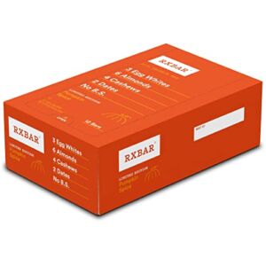 RXBAR Protein Bar, Pumpkin Spice, 12g Protein, 22oz Box (12 Count)