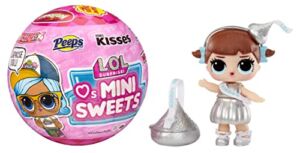 LOL Surprise Loves Mini Sweets Dolls with 8 Surprises in Paper Ball, Candy Theme, Accessories, Collectible Doll, Holiday Toy, Stocking Stuffers, Gift for Kids Girls Boys Ages 4 5 6 Years Old