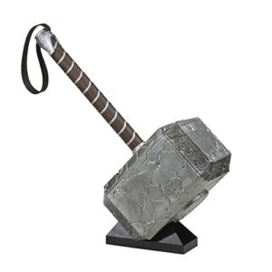 Marvel Legends Mighty Thor Mjolnir Premium Electronic Roleplay Hammer with Lights and Sound FX, Mighty Thor Love and Thunder Roleplay Item