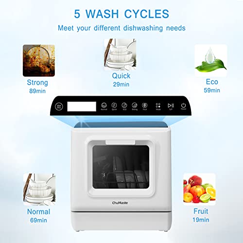 Portable countertop dishwasher,mini dishwasher with 5L Water Tank,5 Washing Programs, Leak Proof,Can Also Connect to Faucet,Suitable for Apartments, Dorms, Offices, Boats, RVs, Kitchenettes | The Storepaperoomates Retail Market - Fast Affordable Shopping
