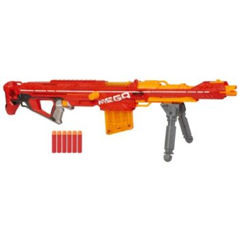 Nerf A3700 Centurion Mega Toy Blaster with Folding Bipod, 6-Dart Clip, 6 Official Mega Darts, & Bolt Action for Kids, Teens, & Adults, Gray | The Storepaperoomates Retail Market - Fast Affordable Shopping