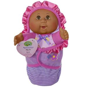 Cabbage Patch Kids Official, Newborn Baby African American Girl Doll – Comes with Swaddle Blanket and Unique Adoption Birth Announcement