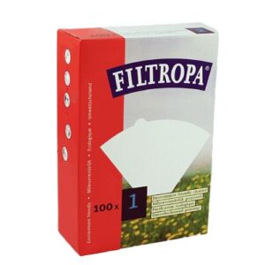 Filtropa White Coffee 1-1 Box (100 count), No. 1 Filter