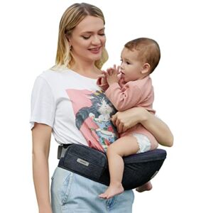 Sunnors Baby Hip Seat Carrier,Hip Carry Baby Carrier with Adjustable Strap and Pocket,Baby Hip Holder Carrier Convinient for 0-36 Month Baby
