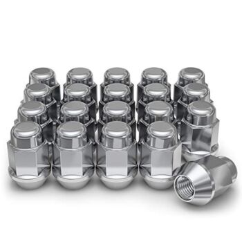 White Knight 1707S-20AM Chrome M12x1.50 Bulge Acorn Lug Nut, 20 Count (Pack of 1) | The Storepaperoomates Retail Market - Fast Affordable Shopping