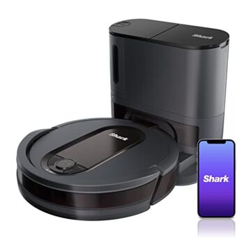 Shark RV912S EZ Robot Vacuum with Self-Empty Base, Bagless, Row-by-Row Cleaning, Perfect for Pet Hair, Compatible with Alexa, Wi-Fi, Dark Gray | The Storepaperoomates Retail Market - Fast Affordable Shopping