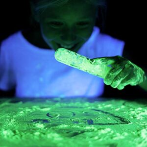 Steve Spangler’s Glow Powder Kit & Blacklight – Science Toys for Kids and Classroom