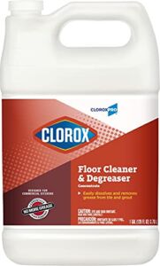 CLOROX Professional Floor Cleaner & Degreaser Concentrate, 128 Ounces (30892)