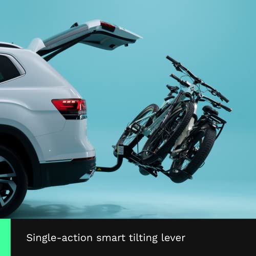 KAC K2 2” Hitch Mounted Rack 2-Bike Platform Style Carrier for Standard, Fat Tire, and Electric Bicycles – 2 Bikes X 60 lbs (120 lbs Total) Heavy Weight Capacity – Smart Tilting | The Storepaperoomates Retail Market - Fast Affordable Shopping