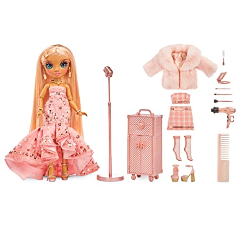Rainbow Vision Rainbow High Rainbow Divas- Sabrina St. Cloud (Rose-Quartz Pink) Posable Fashion Doll w/ 2 Designer Outfits Mix & Match+Vanity Playset, Great Toy Gifts Kids 6-12 Years Old & Collectors | The Storepaperoomates Retail Market - Fast Affordable Shopping