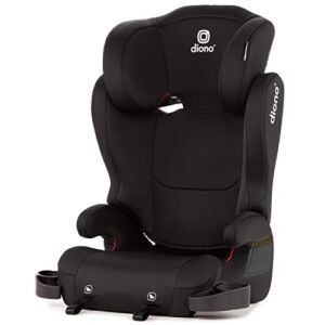 Diono Cambria 2 XL, Dual Latch Connectors, 2-in-1 Belt Positioning Booster Seat, High-Back to Backless Booster with Space and Room to Grow, 8 Years 1 Booster Seat, Black