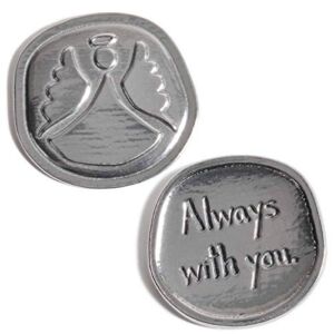 Crosby & Taylor Angel Always with You Lead-Free American Pewter Sentiment Coin