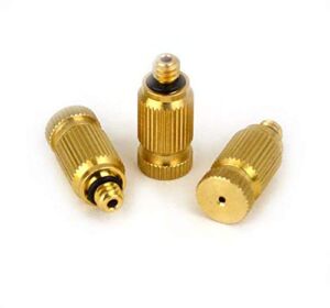 Fogco 93503 – 3 Brass Auto Drain Valve, 10/24 M for Misting, Humidification, Cooling, Fogging, Dust supression, odor control and special effects