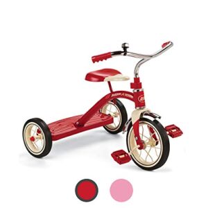 Radio Flyer Classic Red 10″ Tricycle for Toddlers Ages 2-4, Toddler Bike