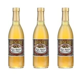 Boscoli Dirty Martini Olive Juice 12.7 ounces (Pack of 3)