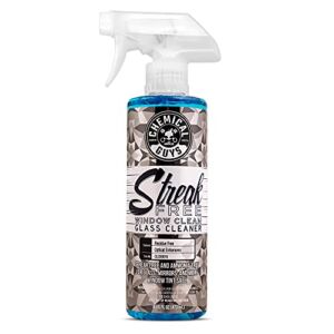 Chemical Guys CLD30016 Streak Free Glass & Window Cleaner (Works on Glass, Windows, Mirrors, Navigation Screens & More; Car, Truck, SUV and Home Use), Ammonia Free & Safe on Tinted Windows, 16 fl oz