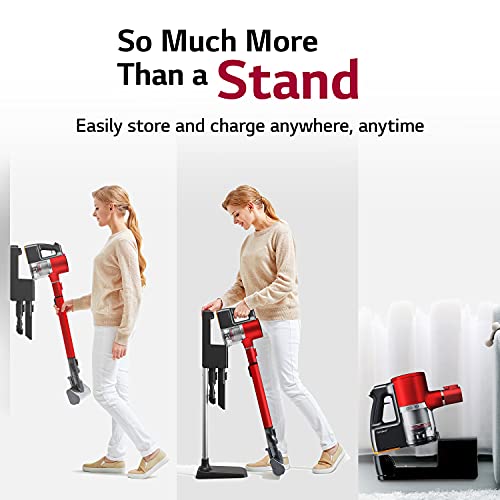 LG CordZero Cordless Stick Vacuum Cleaner, Hard Floor, Carpet, Car, Pet Hair, Powerful Suction, Extra Battery, Up to 80 Min, Lightweight, Handheld, A905RM | The Storepaperoomates Retail Market - Fast Affordable Shopping