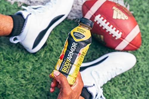 BODYARMOR Sports Drink Sports Beverage, Tropical Punch, Natural Flavor With Vitamins, Potassium-Packed Electrolytes, No Preservatives, Perfect For Athletes, 16 Fl Oz (Pack of 12) | The Storepaperoomates Retail Market - Fast Affordable Shopping