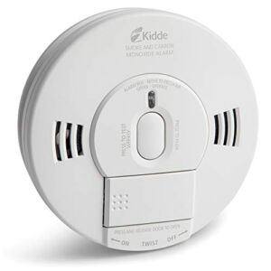 Kidde 21007624 AC Photoelectric Smoke and Carbon Monoxide Detector Alarm | Hardwired with Battery Backup | Model # KN-COPE-IC
