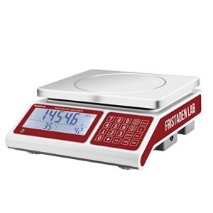 American Fristaden Lab Industrial Counting Scale, Digital Balance for Counting Parts and Coins, 30kg Capacity/0.5g Accuracy, Measures in US or Metric Units, Electronic Gram Scale with 1-Year Warranty