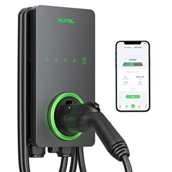 Autel Home Smart Electric Vehicle (EV) Charger up to 50Amp, 240V, Indoor/Outdoor Car Charging Station with Level 2, Wi-Fi and Bluetooth Enabled EVSE, 25-Foot Cable | The Storepaperoomates Retail Market - Fast Affordable Shopping
