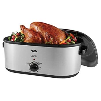 Oster Roaster Oven with Self-Basting Lid | 22 Qt, Stainless Steel | The Storepaperoomates Retail Market - Fast Affordable Shopping