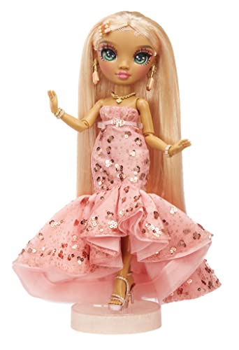 Rainbow Vision Rainbow High Rainbow Divas- Sabrina St. Cloud (Rose-Quartz Pink) Posable Fashion Doll w/ 2 Designer Outfits Mix & Match+Vanity Playset, Great Toy Gifts Kids 6-12 Years Old & Collectors | The Storepaperoomates Retail Market - Fast Affordable Shopping