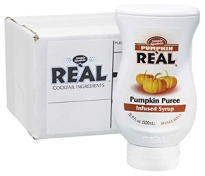 Pumpkin Reàl, Pumpkin Spice Puree Infused Syrup, 16.9 FL OZ Squeezable Bottle (Pack of 1)