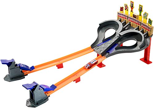Hot Wheels Super Speed Blastway Track Set, 1 Hot Wheels Car, Dual-Track Racing, 1 or 2 Player, Connect to Other Sets, Toy for Kids 4 Years Old & Up [Amazon Exclusive] | The Storepaperoomates Retail Market - Fast Affordable Shopping