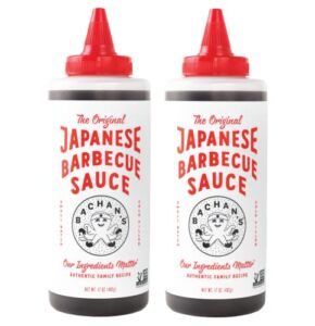 Bachan’s – (2 pack) Original Japanese Barbecue Sauce, 17 Ounces. Small Batch, Non GMO, No Preservatives, Vegan and BPA free. Condiment for Wings, Chicken, Beef, Pork, Seafood, Noodle Recipes, and More.